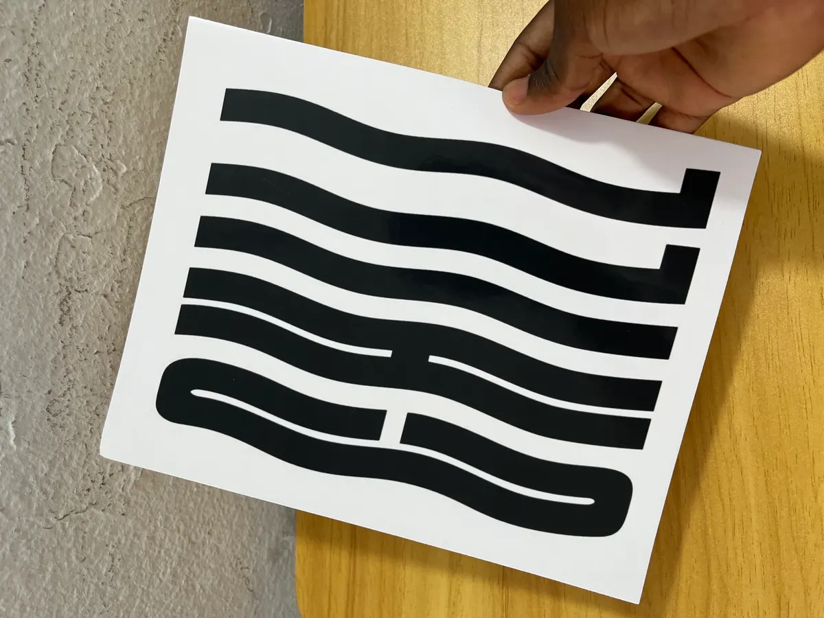 Affiche typographique